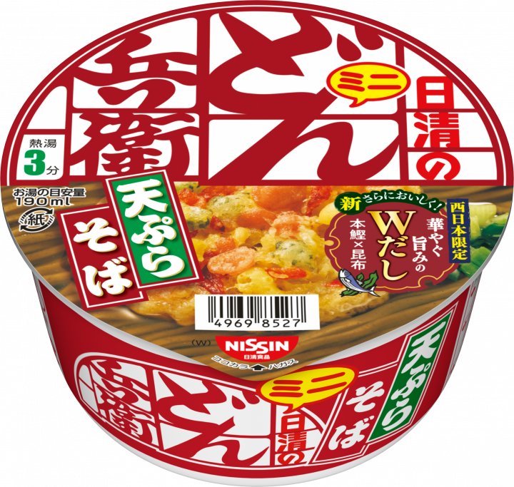 日清食品 日清のどん兵衛 天ぷらそばミニ [西]