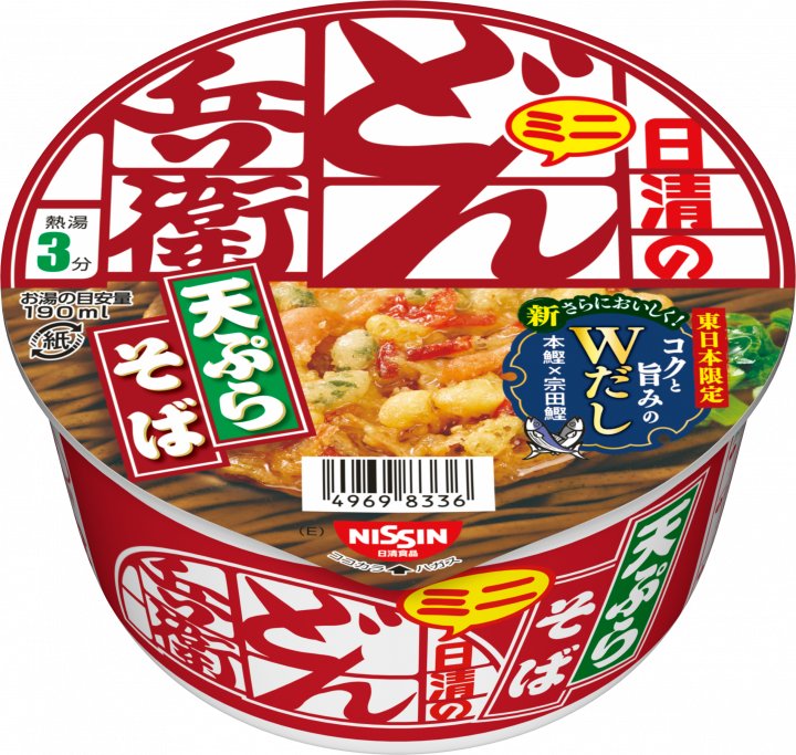 日清食品 日清のどん兵衛 天ぷらそばミニ [東]