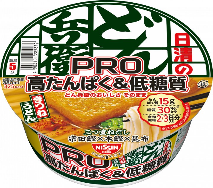 日清食品 日清のどん兵衛PRO 高たんぱく&低糖質 きつねうどん