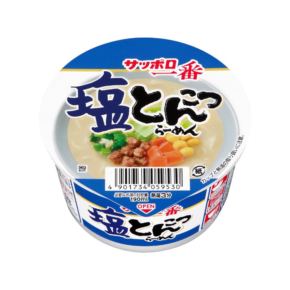 サンヨー食品 サッポロ一番　塩とんこつらーめんミニどんぶり