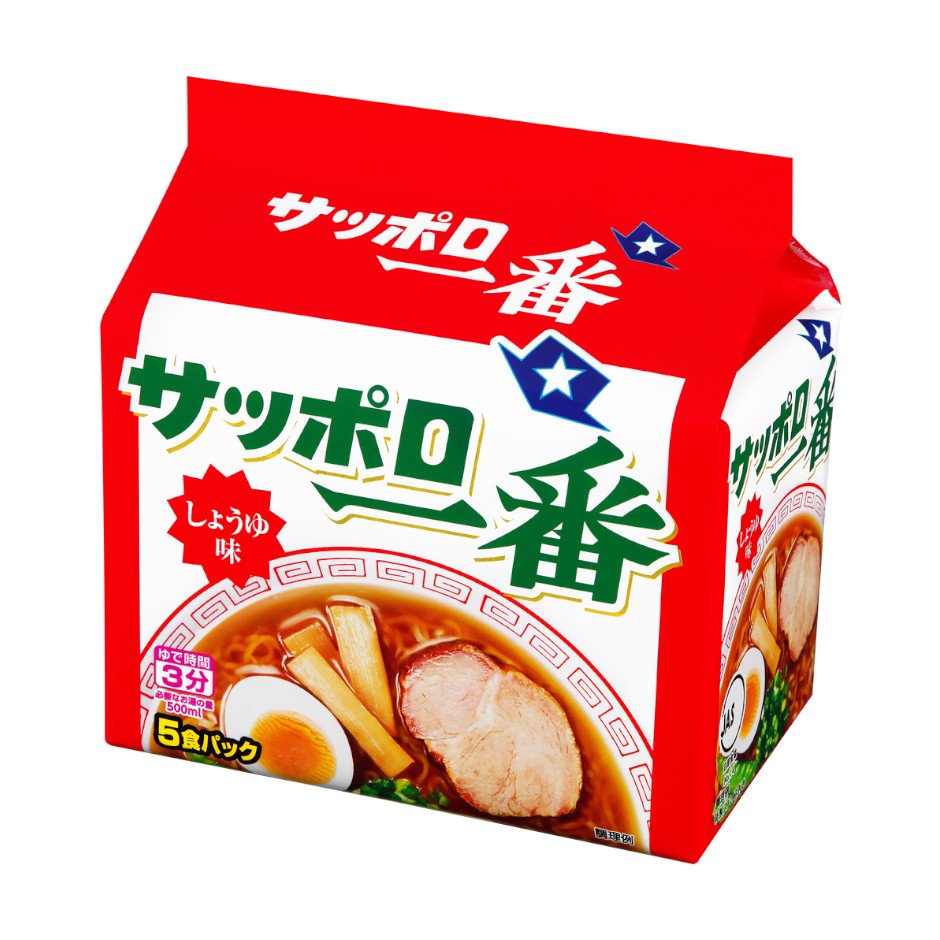 サンヨー食品 サッポロ一番　しょうゆ味　５食パック