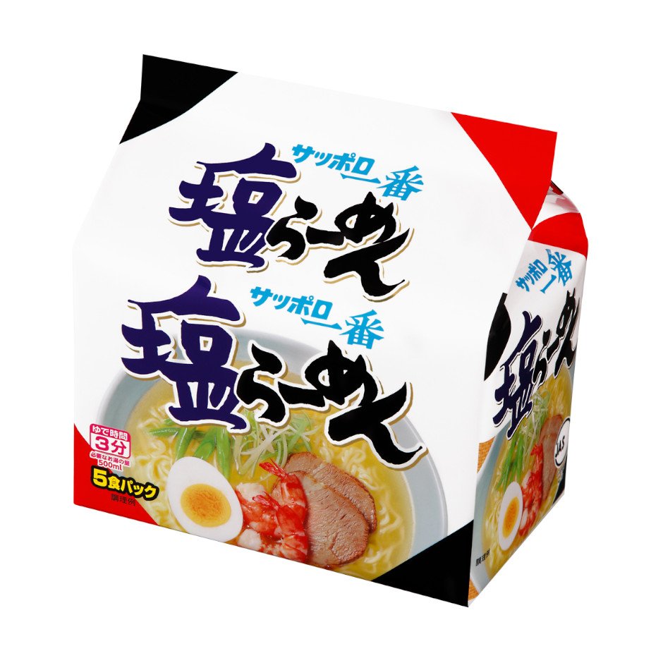 サンヨー食品 サッポロ一番　塩らーめん　５食パック