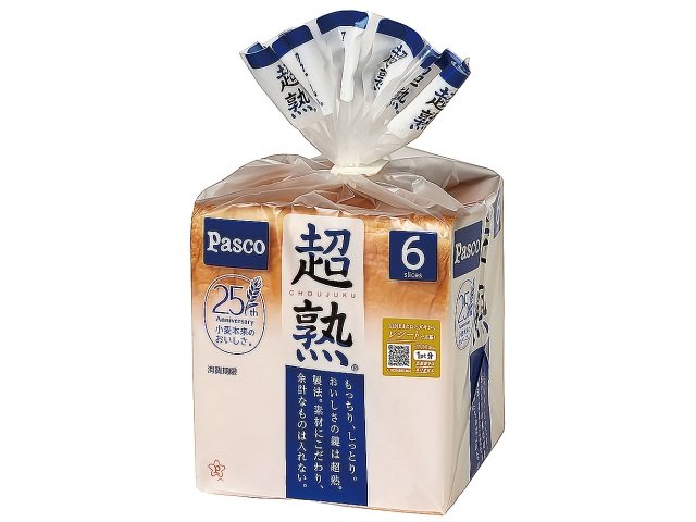 セブン-イレブン パスコ 超熟 6枚スライス